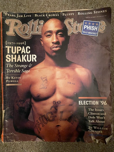 Rolling stone magazine  1996 Tupac Classic