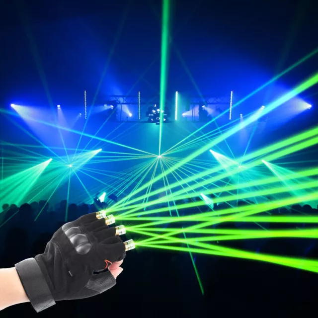 532 nm Green Beam Laser-Handschuhe For Nachtclub / Performance-Show / Hip-Hop/DJ