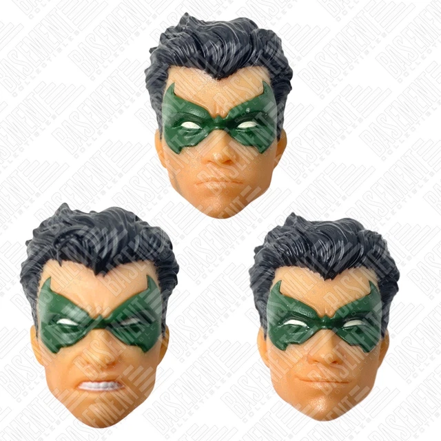 Mezco One:12 Robin - Neutral, Smirking & Angry Head Sculpts Set 1:12 Scale