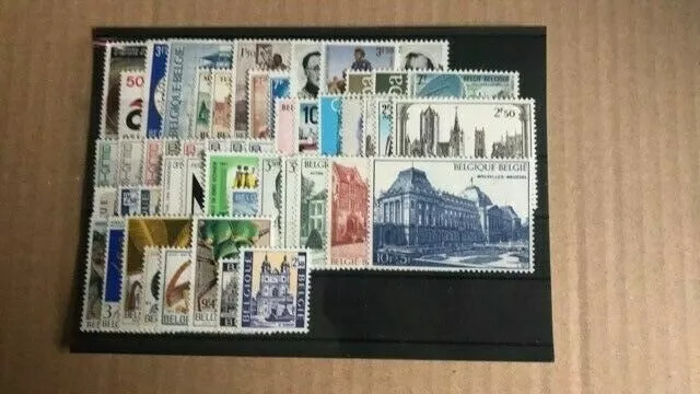 belgique 1971 année complète neuf sans charnière