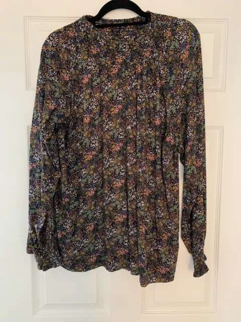 Next soft ladies top blouse stretch With long sleeves size 22