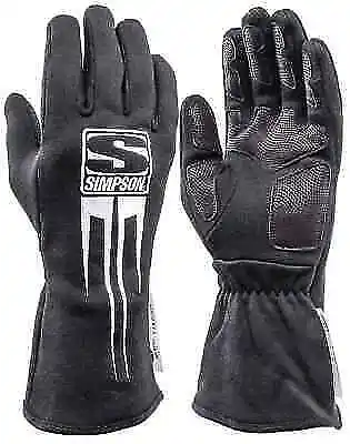 Simpson High Performance Large Black Predator Driving Glove Large Black 20800LK