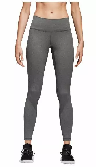 ADIDAS GREY Performer Womens High-Rise Long Tight, Large