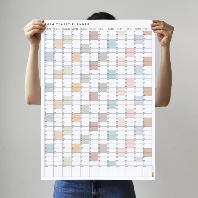 2024 WALL CALENDAR, 2024 Wall Planner, Family Calendar, Year Calendar