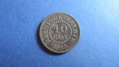 Deutsche Nebeng. Königr. Belgique 10 Centimes 1915 J.N609 En Ttb (9537)