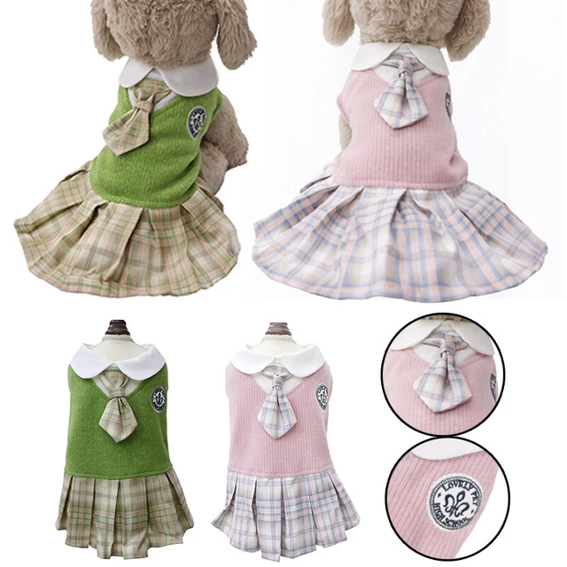 Hunde Gestrickt Kleidung Katze Kleid Paar Prinzessin Rock U ,
