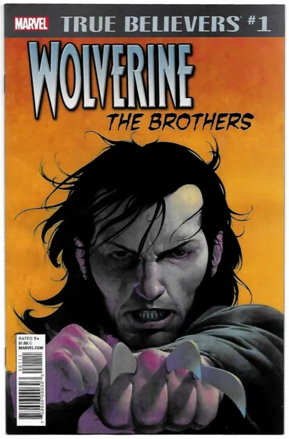 Wolverine the Brothers #1 Marvel Comic Book  True Believers 2018 NM