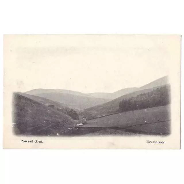 DRUMELZIER Powsail Glen, Old Postcard Unused