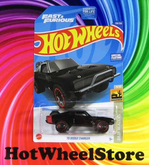 Hot Wheels Dodge Charger 1970 Baja Blazers #129 Nero 1:64 2022