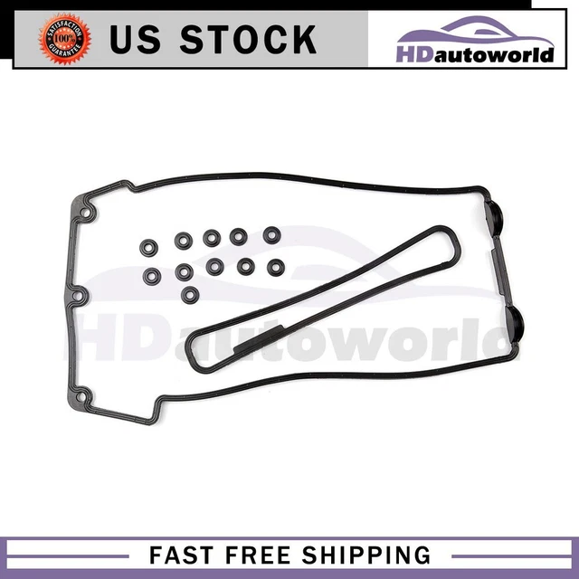 For BMW E38 E39 E53 540i 740i il X5 Valve Cover Gasket Set W/Grommets 2003-2005