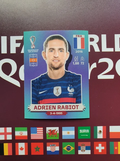PANINI FOOTBALL - Adrien Rabiot - ROOKIE - RARE STICKERS