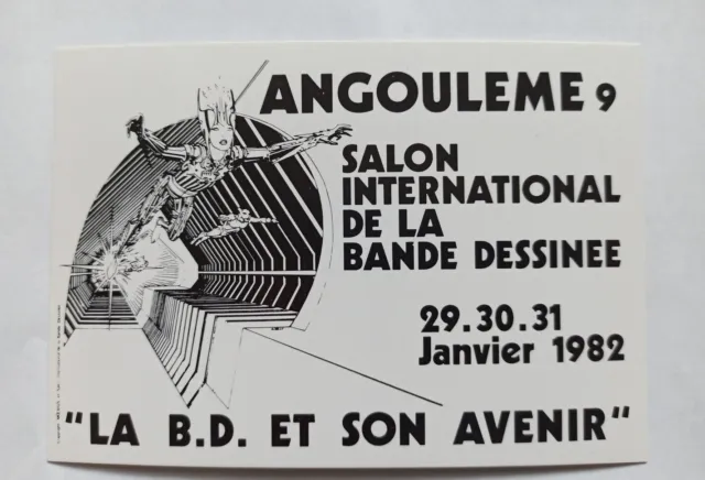 carte postale Salon international de la BD Angoulême 1982 Moebius