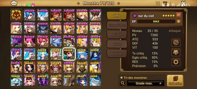 Compte Summoners War Starter EU 2024 - Avec Vélins 10 Ans - Livraison Rapide