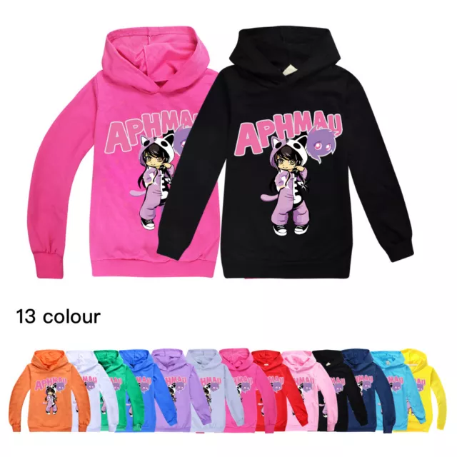 Felpa con cappuccio APHMAU moda tempo libero bambini manica lunga pullover sciolta