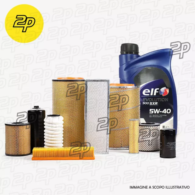 Kit Tagliando Dacia, Renault Modus, Clio Iii 1.2 16V 48Kw 65Cv + Olio Elf 5W-40