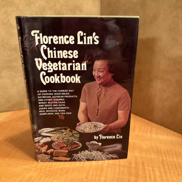 Florence Lin’s Chinese Vegetarian Cookbook 1976 Signed Copy Brand New