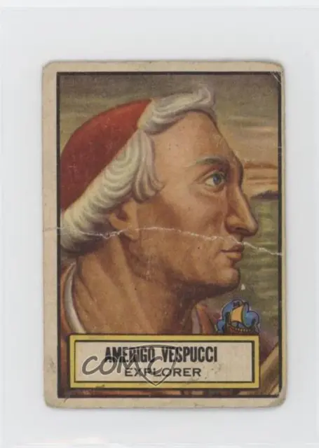 1952 Topps Look 'n See Amerigo Vespucci #118 1no