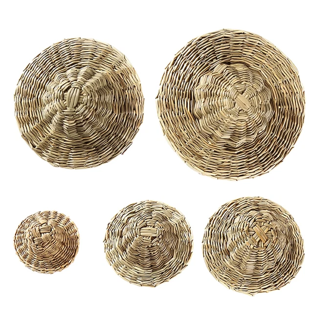5 piezas mini sombrero de paja sombrero para sombrero de vaquero mini sombreros de fiesta caqui niño