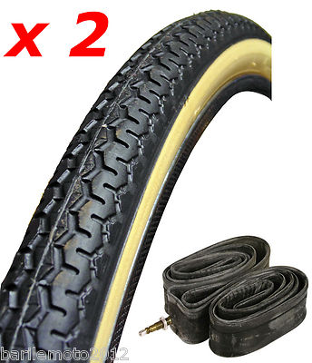 Pneumatico 26" Bici 26 x 1 3/8 NERO BIC Copertone PARA Bici Epoca R Bacchetta.. 