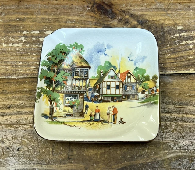 English Ware ‘Down Somerset Way’ Ashtray Hanley England Lancasters Ltd