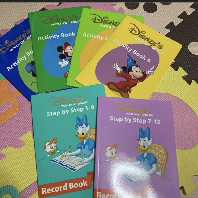 DISNEY WORLD OF English Activity Book Set 6pcs in English