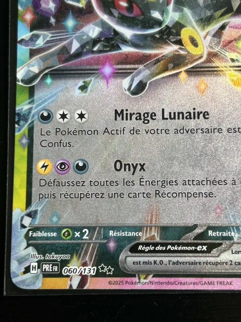 Coffret 10 Cartes Pokémon Françaises - Noctali Ex Téracristal, Ultraboost Écarlate Et Violet