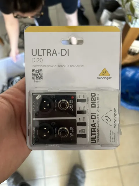 Behringer Ultra-DI D120 active 2-channel box/splitter - NUOVO