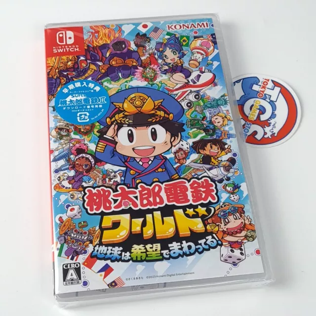 Momotaro Dentetsu World: Chikyuu wa Kibou de Mawatteru! Switch Japan Game NEW