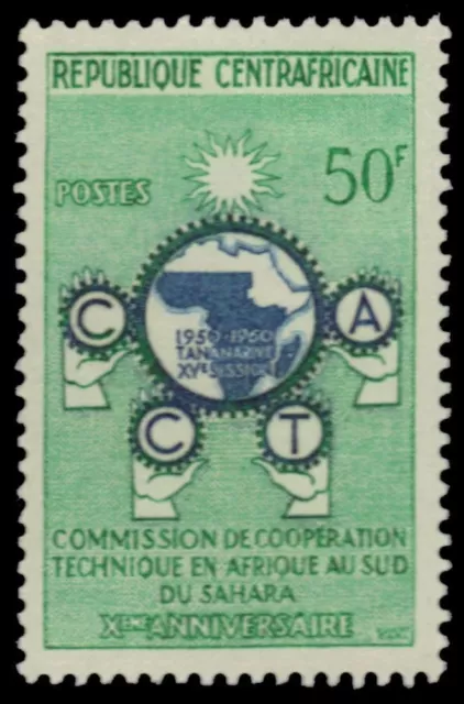 REPÚBLICA CENTROAFRICANA 3 - C.C.T.A. Emblema (pa37215)