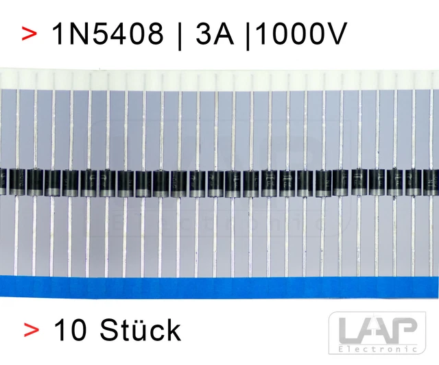 50 Pcs 1N5408 IN5408 1N 5408 IN 5408 3A 1000V MIC Dioda Diode Rectifier - Foto 4
