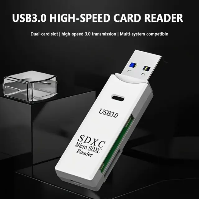 Lector de tarjetas SD USB3.0 para PC Tarjeta micro SD a adaptador USB para cámara MemoryC lote 2