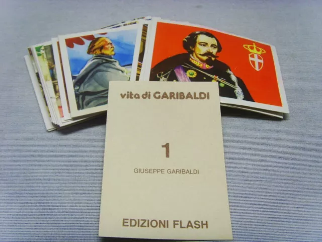 VITA DI GARIBALDI-FLASH 1982-FIGURINA a scelta-STICKER at choice-Nuova