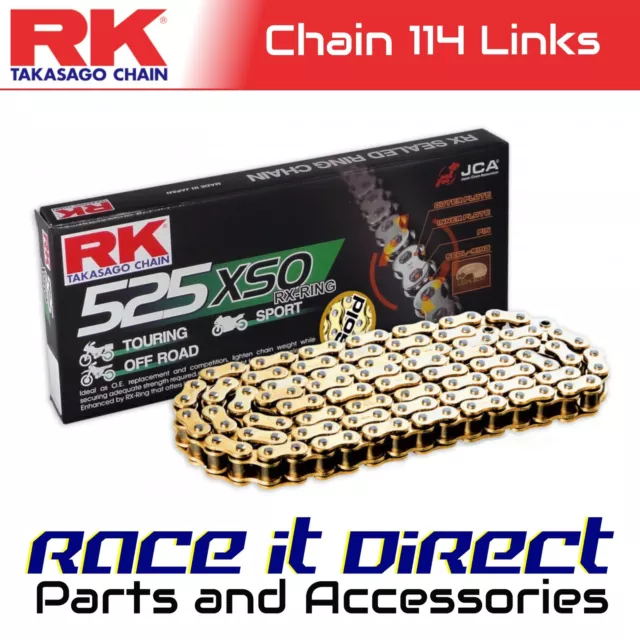 RK Chain for KAWASAKI ZX 10 R NINJA KRT EDITION ABS 2016 HD XSO RX-Ring Gold