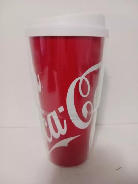Coca-Cola Cups, Red Plastic Tumbler 32-Ounce Restaurant Grade, Carlisle, Set of 6
