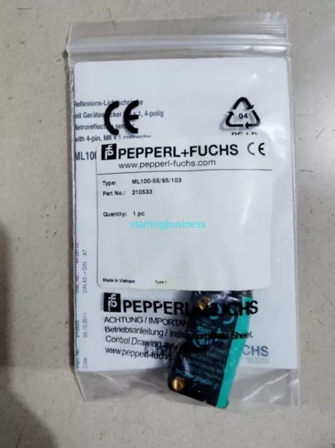 1PCS NEW For Pepperl + Fuchs 210533 Sensor ML100-55/95/103 Photoelectric switch