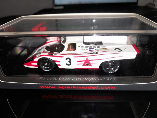 Décalcomanies Porsche 917K Daytona 1970 - Plusieurs échelles (1/32 à 1/18) - Neuf