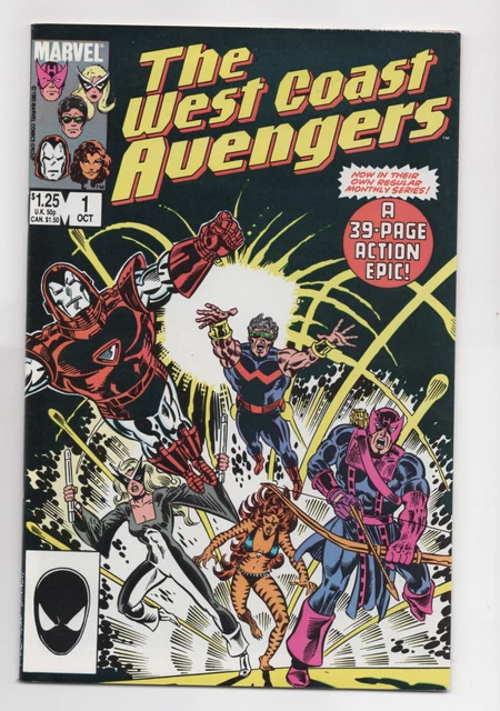 West Coast Avengers #1 Regular Series; Est: NM (9.4 -9.6) 1985  Key Issue, Hot!!