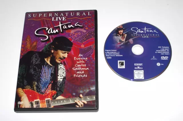 Santana - Supernatural Live DVD Freepost