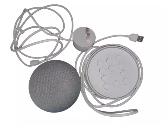 Google Nest Secure Alarm System A0024 Base Guard & Google Speaker + cables