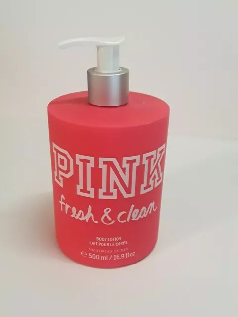 Victoria's Secret Pink Fresh & Clean Body Lotion 16.9oz New Rare