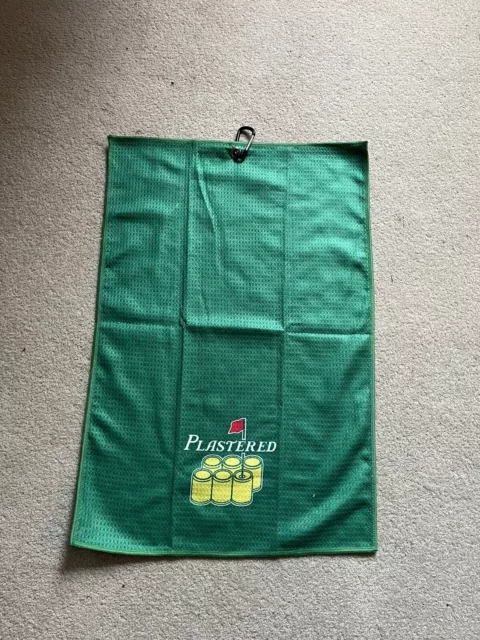 Masters Style Plastered Golf Towel Brand New