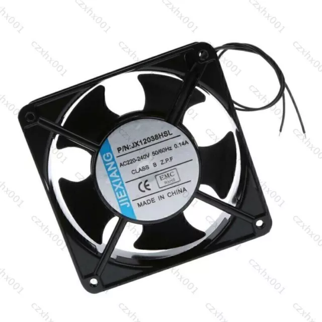 1x Cooling Fan 12cm 220V DC Cabinet Fan Cooler Kit for Industrial NEW