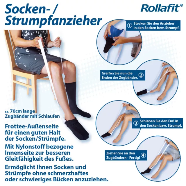 Socken-/Strumpfanzieher Rollafit 2