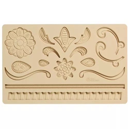 Wilton - Fondant And Gum Paste Mold - Drawing Lace 3