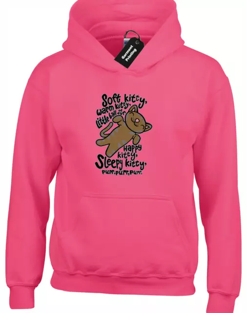 Soft Kitty Hoody Hoodie Big Funny Theory Sheldon Geek Bang Cooper Penny (Col)