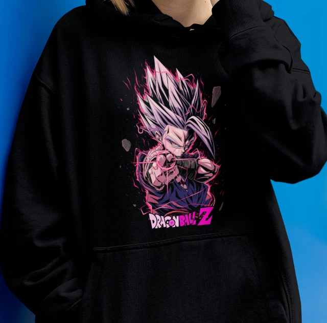DRAGON BALL Z Anime Hoodie Beast Gohan Manga Hooded Sweater Goku Vegeta 