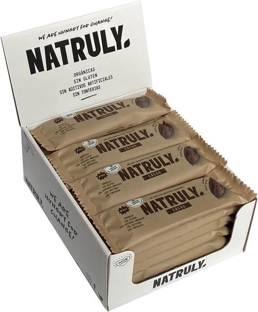 Energy Barra Sin Azúcar Sin Gluten Chocolate Natural 24x40g NUEVO MHD 3/23