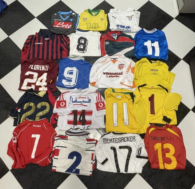 LOTTO STOCK 100 Pz Maglie Calcio Shirt Borse Canotte Basket Vari