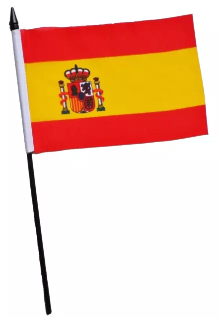 Spain State Small Hand Flag (6" x 4")