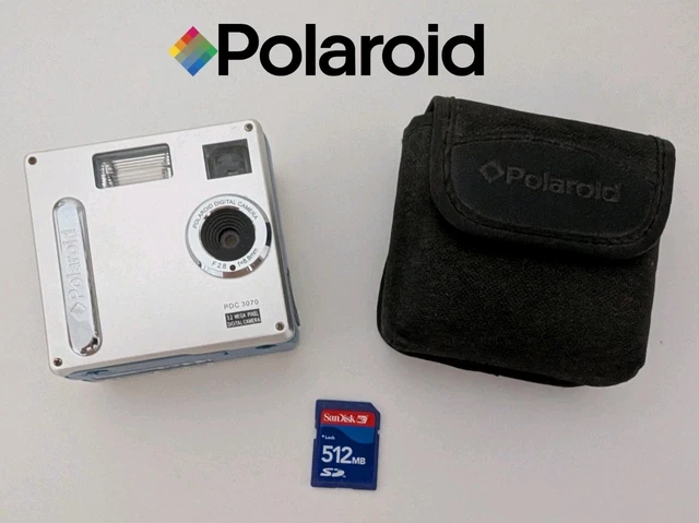 POLAROID PDC 3070 3.2 Mega Pixel Digital Camera Tested + 512